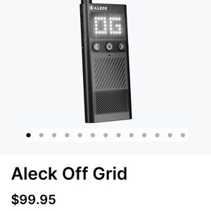 Off Grid Black Two-Way Radio